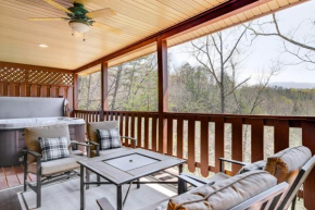 Cozy Sevierville Cabin with Hot Tub, Mountain Views!